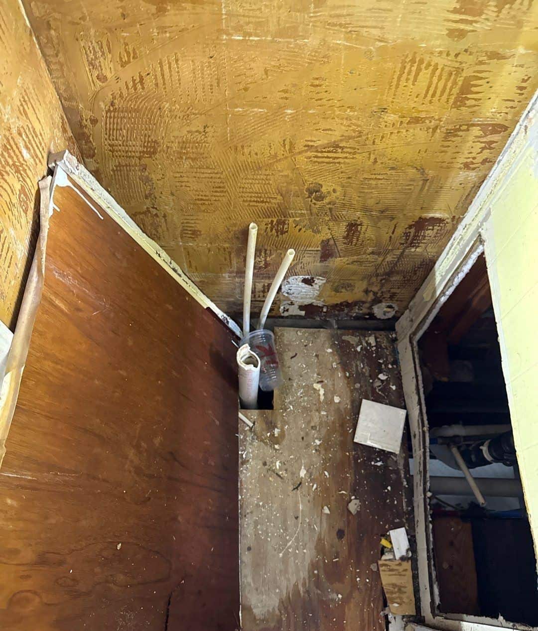 Cut water supply lines after copper pipe theft, a common vacant property insurance claim